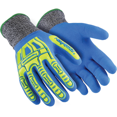 Gants r&eacute;sistants aux coupures Rig Lizard Fluid 7102, Taille 5/2T-petit, Calibre 13, Rev&ecirc;tement Nitrile, Enveloppe en Fibre de verre/PEHP, ASTM ANSI niveau A4 PB Rental Co. Ltd.