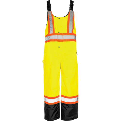 Salopette de s&eacute;curit&eacute; dhiver TO1, Polyester, Petit, Noir/Jaune lime haute visibilit&eacute; PB Rental Co. Ltd.