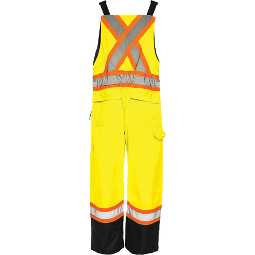 Salopette de s&eacute;curit&eacute; dhiver TO1, Polyester, Petit, Noir/Jaune lime haute visibilit&eacute; PB Rental Co. Ltd.