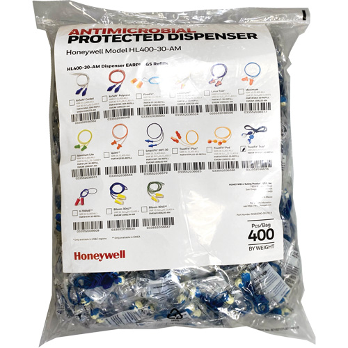 TFT-30 Earplugs Refill for HL400 Dispenser, Bulk - Polybag, Corded PB Rental Co. Ltd.