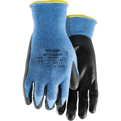 Gants anticoupures 359 Stealth Stinger, Taille T-petit, Calibre 15, Rev&ecirc;tement Polyur&eacute;thane, Enveloppe en Fibre de verre/Nylon/Spandex, ASTM ANSI niveau A2/EN 388 niveau B PB Rental Co. Ltd.