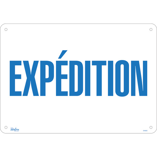 Enseigne  Exp&eacute;dition , 14" x 20", Aluminium, Français PB Rental Co. Ltd.