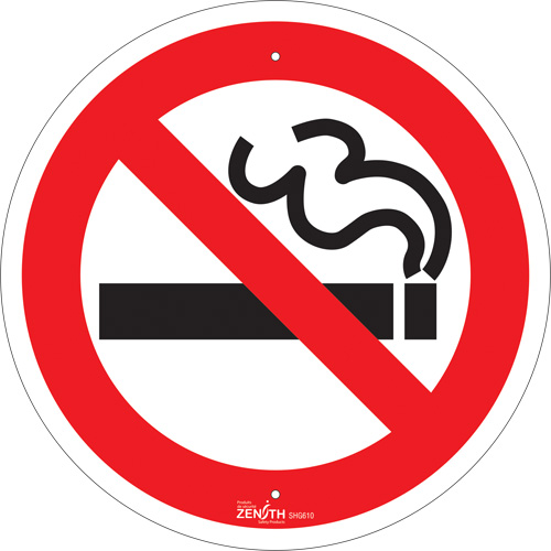 No Smoking CSA Standard Safety Sign, 12" x 12", Aluminum, Pictogram PB Rental Co. Ltd.