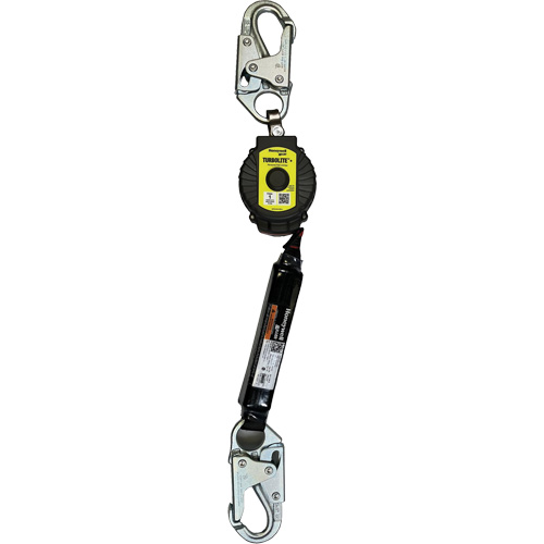 Limiteur de chute personnel TurboLite+ Miller, 6', Sangles, Stationnaire PB Rental Co. Ltd.