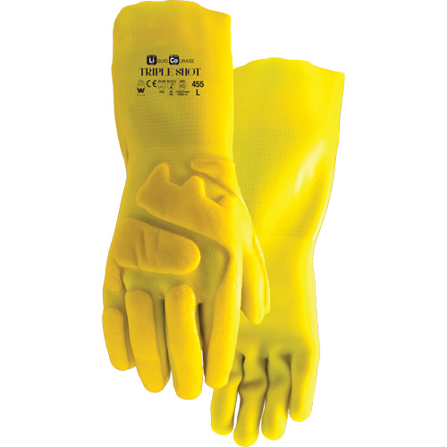 455 Triple Shot Cut-Resistant Gloves, Size Large, PVC, Nylon Inner Lining PB Rental Co. Ltd.