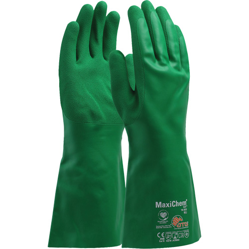 ATG MaxiChem&reg; Cut Chemical-Resistant Gloves, Size Small, 14" L, Nitrile PB Rental Co. Ltd.