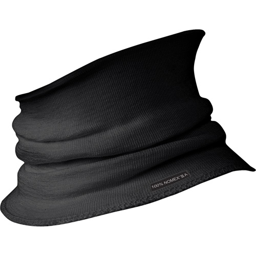 C207BK Flame Resistant Neck Warmer & Windguard, Black, Nomex&reg; PB Rental Co. Ltd.