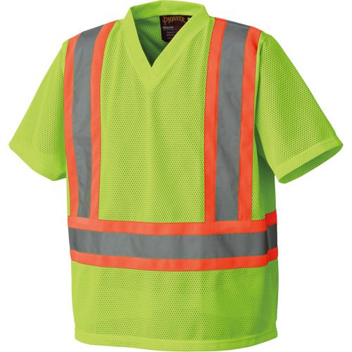 5993P Mesh Safety T-Shirt, Polyester, Small, High Visibility Lime-Yellow PB Rental Co. Ltd.