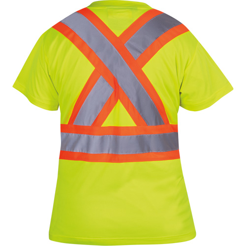 6949 T-shirt de s&eacute;curit&eacute; en il-de-perdrix pour femme, Polyester, T-petit, Jaune lime haute visibilit&eacute; PB Rental Co. Ltd.