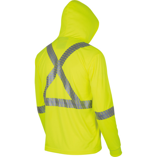 6965 Bird's-Eye Safety Hoodie, Small, High Visibility Lime-Yellow PB Rental Co. Ltd.