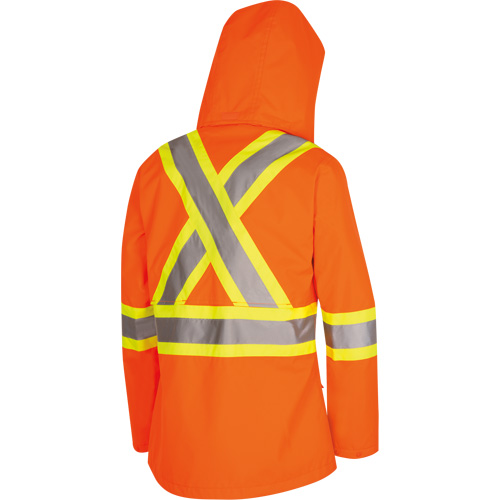 5626W Parka matelass&eacute; de s&eacute;curit&eacute; 300D The Rock, Polyester/Polyur&eacute;thane, Orange haute visibilit&eacute;, T-petit PB Rental Co. Ltd.