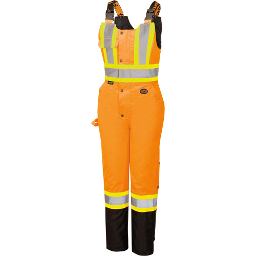 5040BBW Combinaison de s&eacute;curit&eacute; imperm&eacute;able haute visibilit&eacute; pour femmes, Polyester, T-petit, Noir/Orange haute visibilit&eacute; PB Rental Co. Ltd.