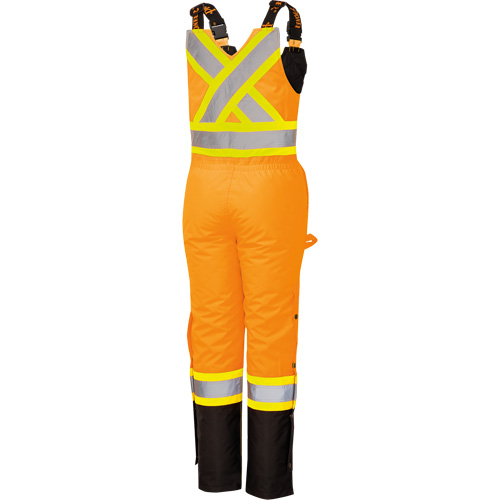 5040BBW Combinaison de s&eacute;curit&eacute; imperm&eacute;able haute visibilit&eacute; pour femmes, Polyester, T-petit, Noir/Orange haute visibilit&eacute; PB Rental Co. Ltd.