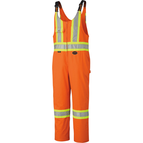 6617ZT Combinaison de s&eacute;curit&eacute; haute visibilit&eacute; avec fermeture &agrave; glissi&egrave;re sur la jambe, Poly-coton, 40 (grand taille), Orange haute visibilit&eacute; PB Rental Co. Ltd.