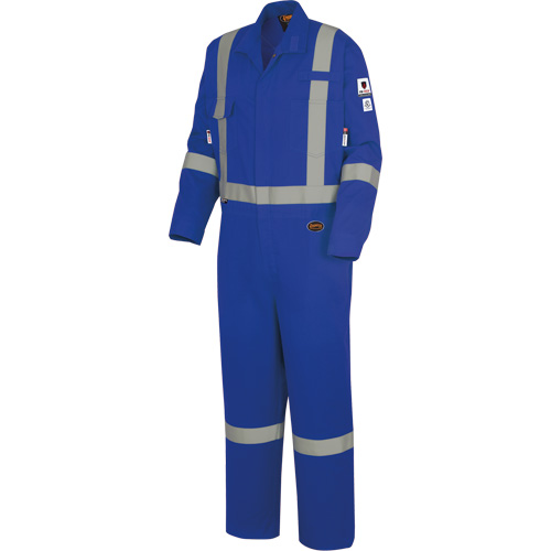 7709AT "The Rock" FR-Tech&reg; High Visibility FR/Arc Rated Coveralls, Size 40 (Tall), Royal Blue, 10 cal/cm² PB Rental Co. Ltd.