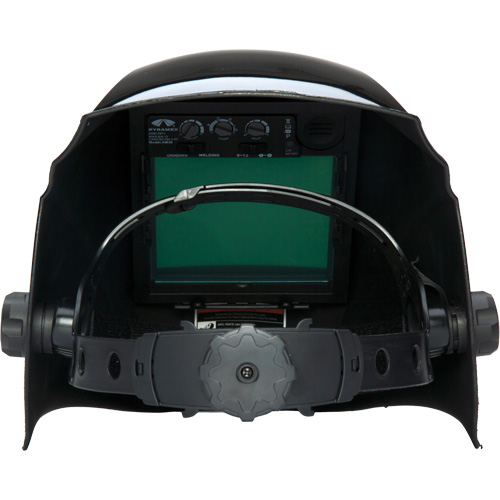 Casque de soudeur autonoircissant Leadhead, 3,8" lo x 3,4" la Champ de vision, Teinte 9 - 13, Noir PB Rental Co. Ltd.