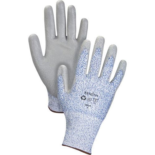 Gants &eacute;lastiques &eacute;cologiques r&eacute;sistants &agrave; la coupe, Taille 7, Calibre 13, Rev&ecirc;tement Polyur&eacute;thane, Enveloppe en PEHP/rPET, ASTM ANSI niveau A2 PB Rental Co. Ltd.