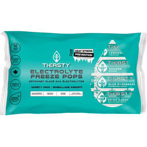 B&acirc;tonnets gel&eacute;s de boisson hydratante, Gel&eacute;, Saveurs vari&eacute;es PB Rental Co. Ltd.