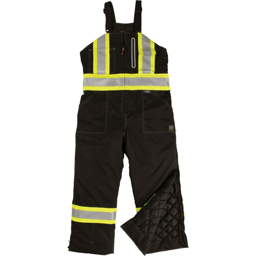 Ripstop Insulated Safety Bib Overall, Polyester, X-Small, Black PB Rental Co. Ltd.