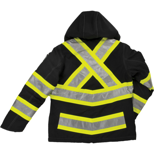 Womens Insulated Flex Safety Jacket, Polyester, Black, X-Small PB Rental Co. Ltd.