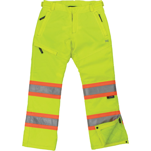 Pantalon de s&eacute;curit&eacute; isolant et extensible pour femmes, Polyester, Moyen, Jaune lime haute visibilit&eacute; PB Rental Co. Ltd.