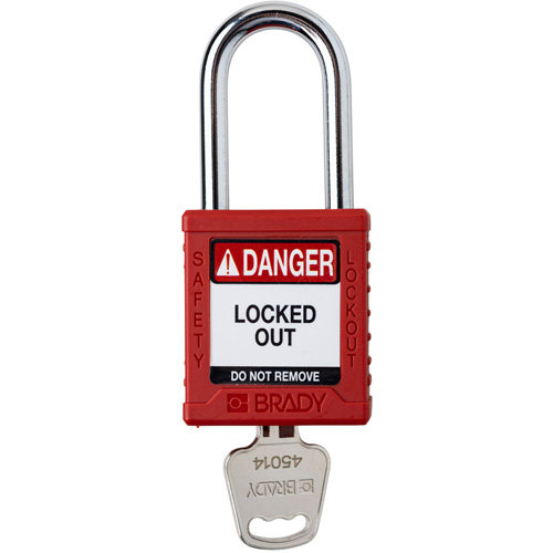 Velocity Lockout Padlock, Red, Keyed Different, Nylon, 1-1/2" Width PB Rental Co. Ltd.