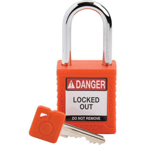 Cadenas de verrouillage Velocity, Orange, Cl&eacute;s diff&eacute;rentes, Nylon, Largeur de 1-1/2" PB Rental Co. Ltd.