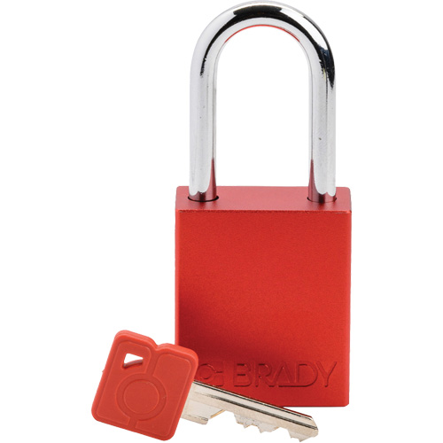 Lockout Padlock, Safety Padlock, Keyed Different, Aluminum, 1-1/2" Width PB Rental Co. Ltd.