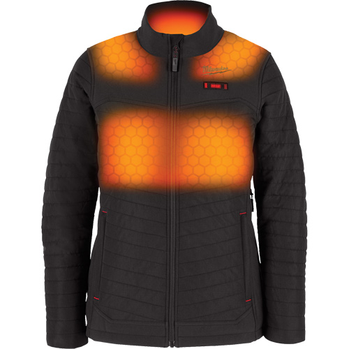 Manteau chauffant M12 Axis avec pile, Femmes, Grand, Noir PB Rental Co. Ltd.