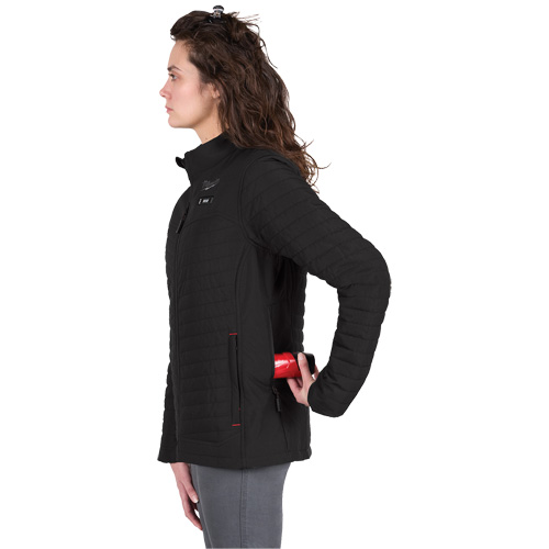 Manteau chauffant M12 Axis avec pile, Femmes, Grand, Noir PB Rental Co. Ltd.