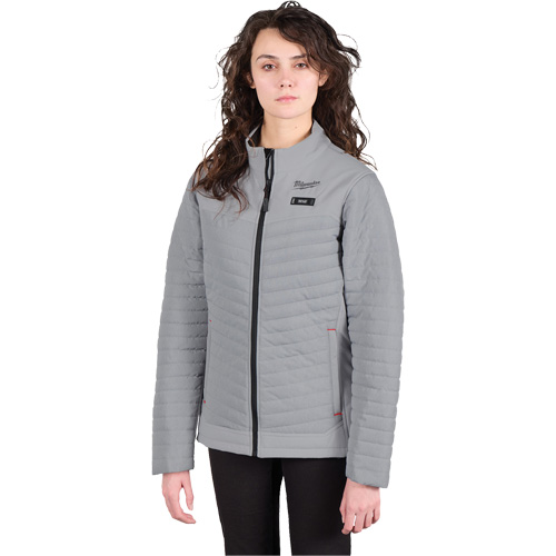 Manteau chauffant M12 Axis avec pile, Femmes, Grand, Gris PB Rental Co. Ltd.