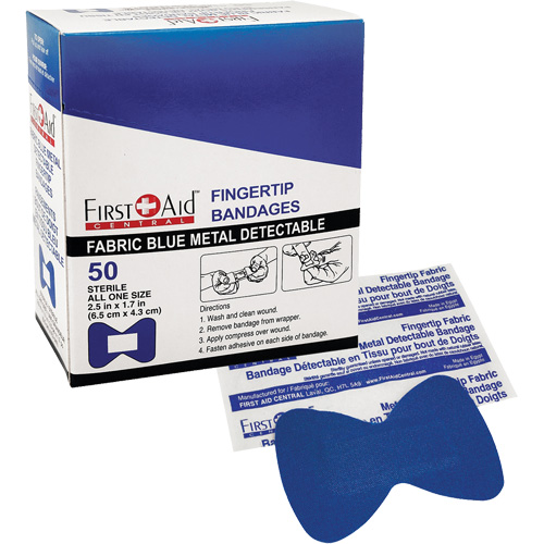 Bandages, Fingertip, Fabric Metal Detectable, Non-Sterile PB Rental Co. Ltd.