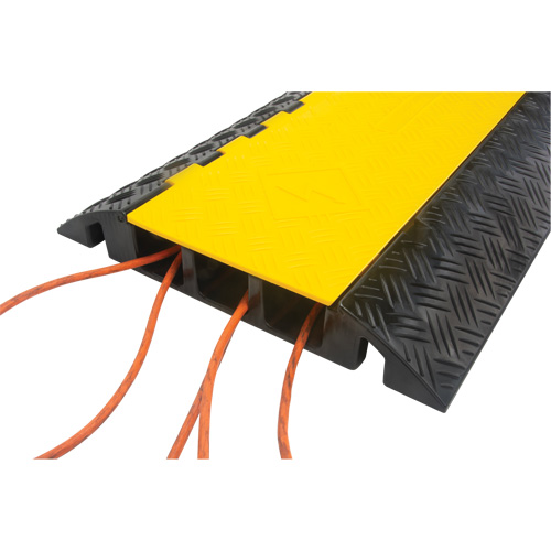 Polyurethane Cable Protector, 3 Channels, 35.43" L x 19.69" W x 3" H PB Rental Co. Ltd.