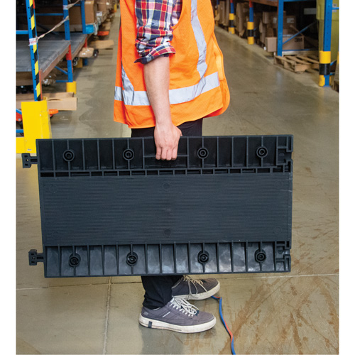 Polyurethane Cable Protector, 3 Channels, 35.43" L x 19.69" W x 3" H PB Rental Co. Ltd.