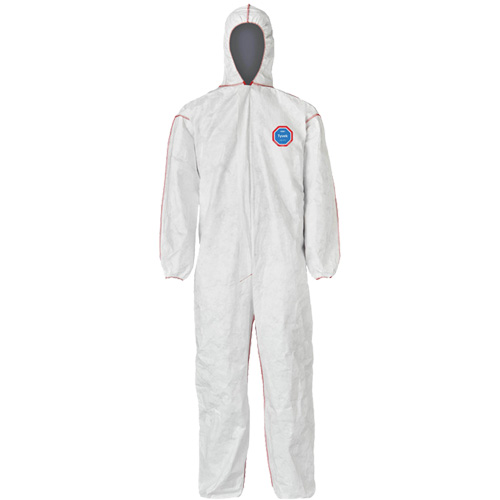 Combinaisons SFR avec cagoule, Moyen, Blanc, Tyvek 400 PB Rental Co. Ltd.