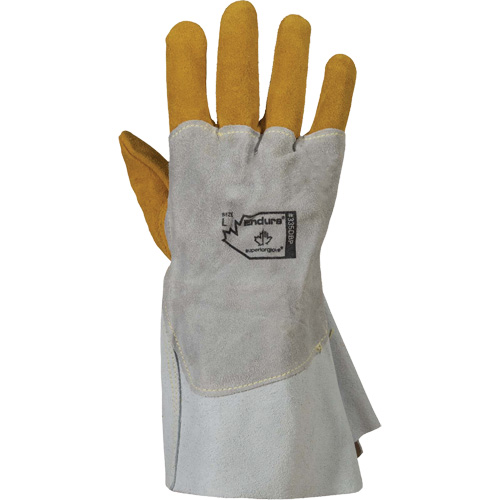 Gants de soudage 335DBP Endura, Cuir de vache refendu/Cuir d'&eacute;lan refendu, Taille Petit PB Rental Co. Ltd.