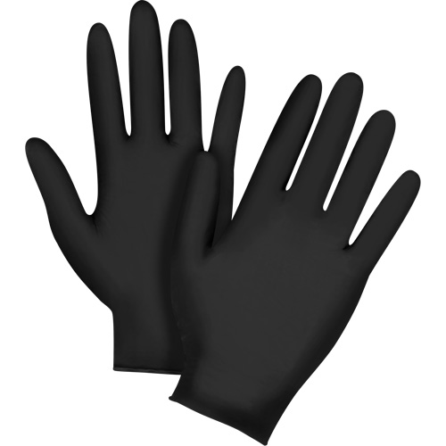 Emballages de gants jetables pour machine distributrice, Petit, Nitrile, 5 mils, Sans poudre, Noir, Classe 2 PB Rental Co. Ltd.