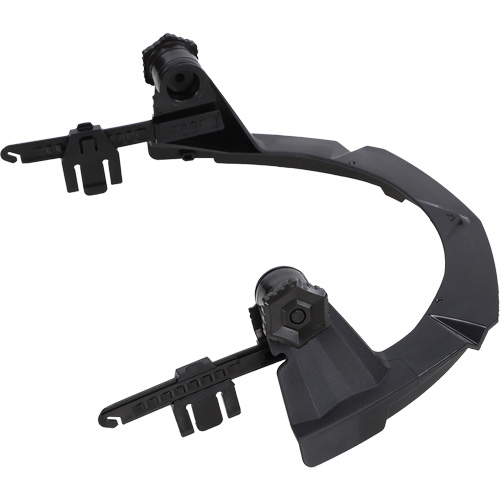 Support PBT V-Gard pour casques MSA &agrave; fente et bordure compl&egrave;te sans contr&ocirc;le des d&eacute;bris PB Rental Co. Ltd.