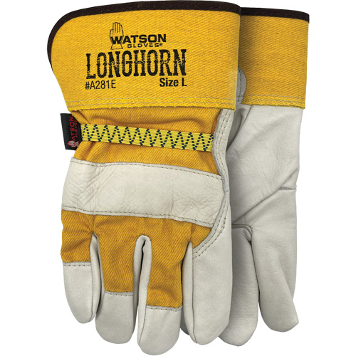 Gants Longhorn, Grand, Paume en Cuir fleur de vache PB Rental Co. Ltd.