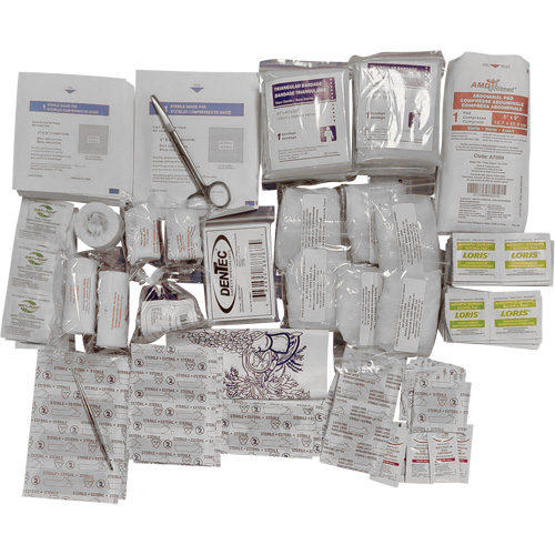 Trousse de premiers soins de base et recharge Shield, R&eacute;pond &agrave; la norme CSA Z1220-17 type 2 environnements &agrave; faible risque, Moyen (26-50 travailleurs) PB Rental Co. Ltd.