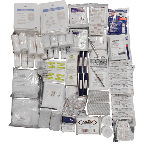 Trousse de premiers soins de interm&eacute;diaire et recharge Shield, R&eacute;pond &agrave; la norme CSA Z1220-17 type 3 environnements &agrave; haut risque, Grand (51-100 travailleurs) PB Rental Co. Ltd.