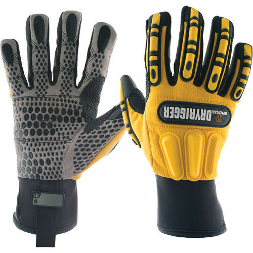 Gants The Original Dryrigger, 7/Petit, Paume en Su&egrave;de, Poignet &agrave; enfiler PB Rental Co. Ltd.