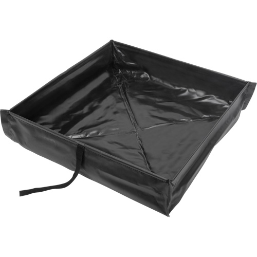 Collapsible Roll-Up Spill Berm, 60 US gal. Capacity, 4' W x 4' L x 6" H PB Rental Co. Ltd.