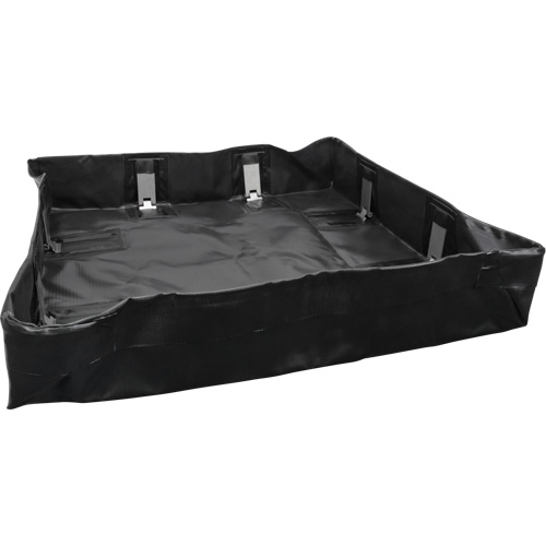 Berme repliable, Capacit&eacute; 2244 gal. US, 12' la x 50' lo x 6" h, Support &agrave; encliqueter PB Rental Co. Ltd.