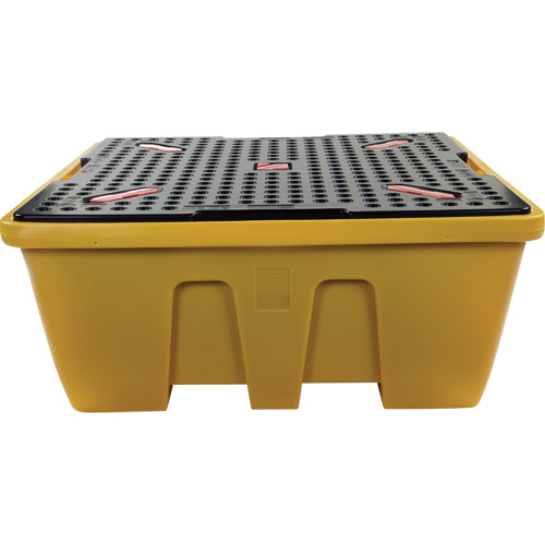 Palette de d&eacute;versements IBC, Capacit&eacute; de d&eacute;versement 333 gal. US, 66" x 66" x 27,5" PB Rental Co. Ltd.