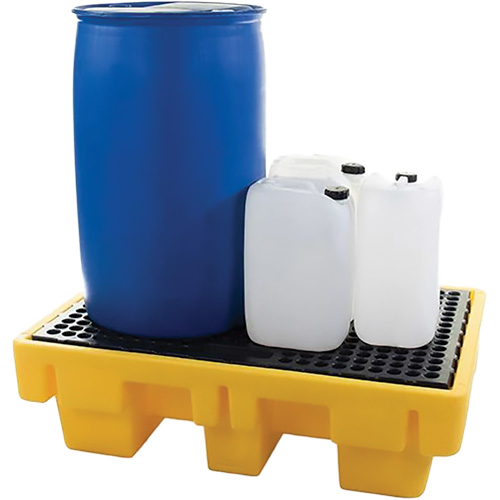 2-Drum Spill Pallet, 61 US gal. Spill Capacity, 51.5" x 36" x 15" PB Rental Co. Ltd.