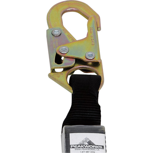 SA-5405-6 Shock Absorbing Lanyard, 6', Snap Hook Center, Snap Hook Leg Ends, Polyester PB Rental Co. Ltd.