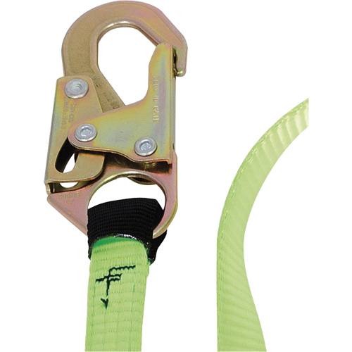 SA-54000-6 Shock Absorbing Lanyard, 6', Snap Hook Center, Snap Hook Leg Ends, Polyester PB Rental Co. Ltd.