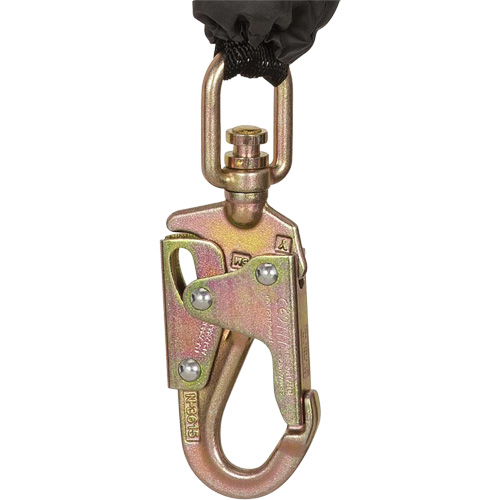 SRL-73302-10LE Cordage de s&eacute;curit&eacute; autor&eacute;tractable, 10', Acier galvanis&eacute;, Pivotant PB Rental Co. Ltd.