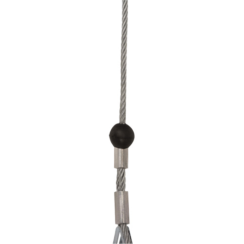 SRL-73302-40LE Cordage de s&eacute;curit&eacute; autor&eacute;tractable, 40', Acier galvanis&eacute;, Pivotant PB Rental Co. Ltd.